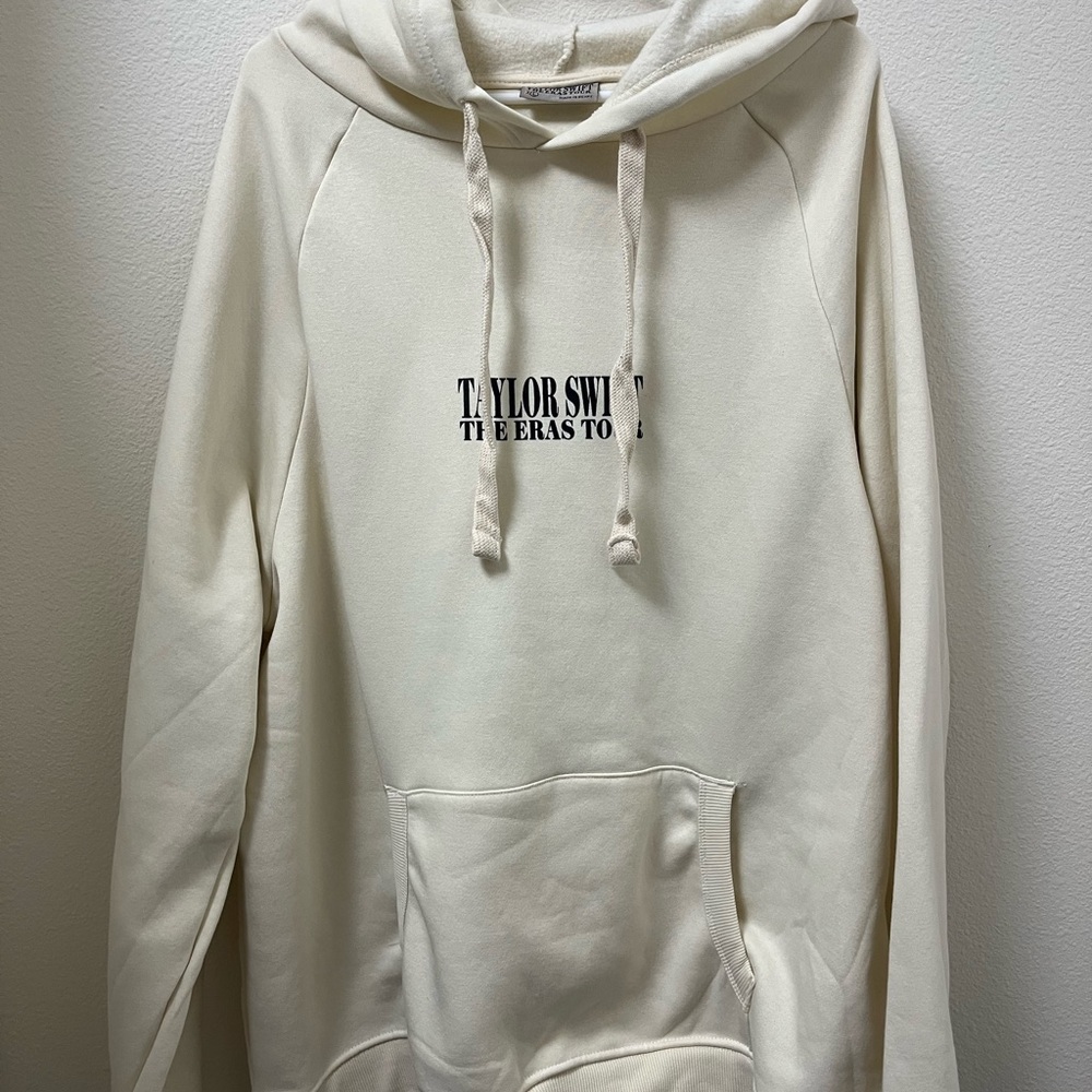 Taylor Swift The Eras Tour Cream Hoodie